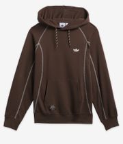 adidas Shmoo FW sweat à capuche (dark brown core white)