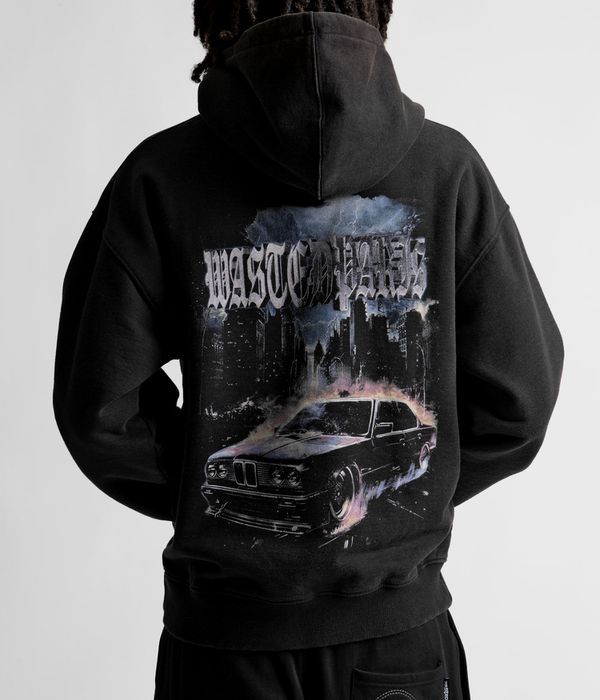 Wasted Paris Run Hoodie (faded black)