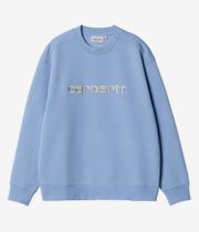 Carhartt WIP W' Basic Sweatshirt women (bluebird fleur de sel)