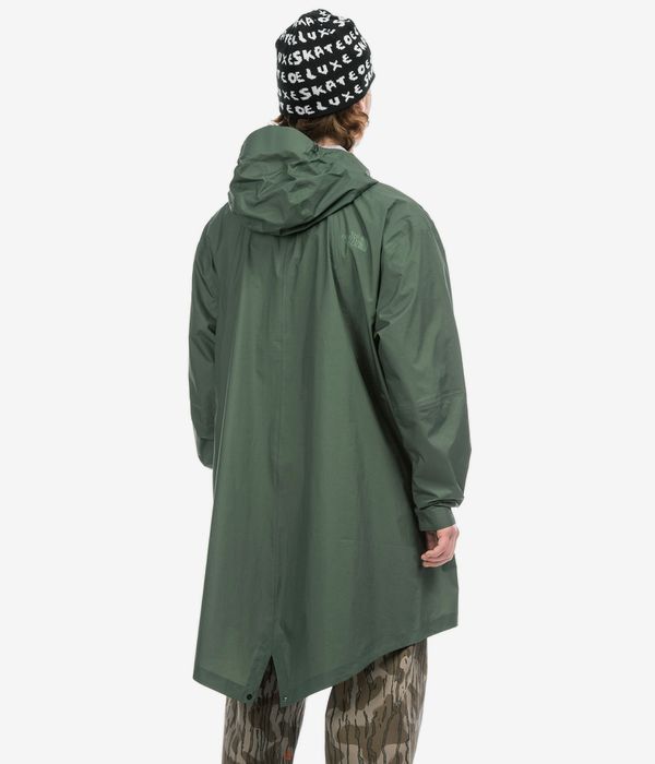 The North Face Packable Light Rain Parka Jas (duck green)