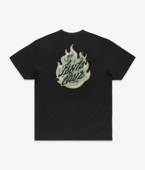 Santa Cruz Ultimate Flame Dot Camiseta (black)