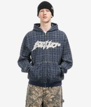Butter Goods Amplify Zip-Hoodie (washed navy plaid)