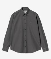 Carhartt WIP Bolton Oxford Hemd (graphite garment dyed)