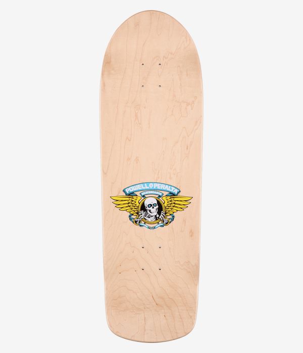 Powell-Peralta Old School Ripper Shape 244 10" Skateboard Deck (natural blue)