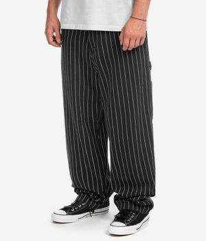 Carhartt WIP OG Single Knee Pant Fountain Jeans (seaton stripe black wax rinsed)