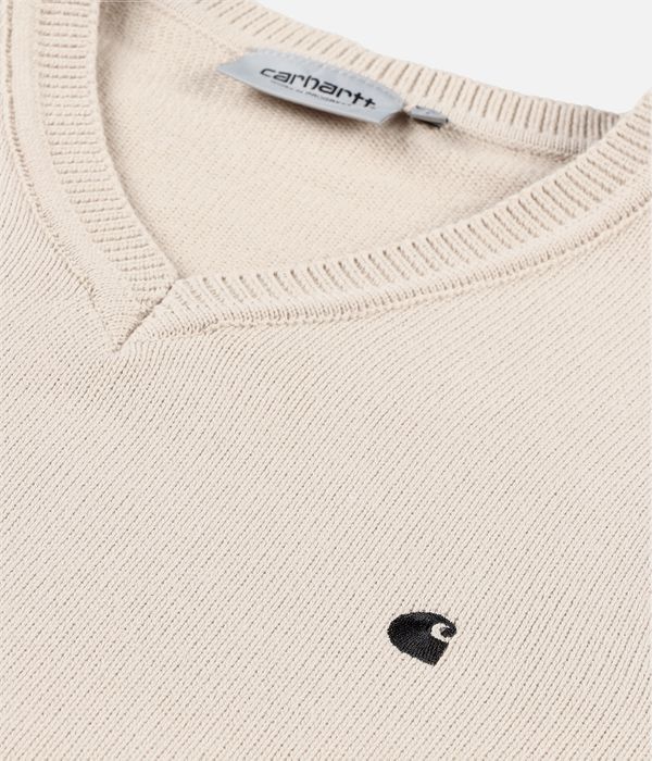 Carhartt WIP Madison Vest Sweatshirt (fleur de sel black)