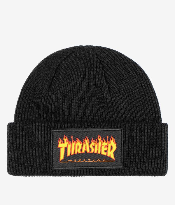 Thrasher Flame Logo Beanie (black)