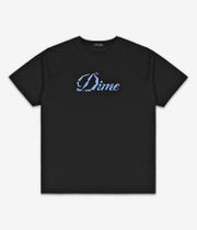 Dime Cursive Paper Cut T-Shirt (black)