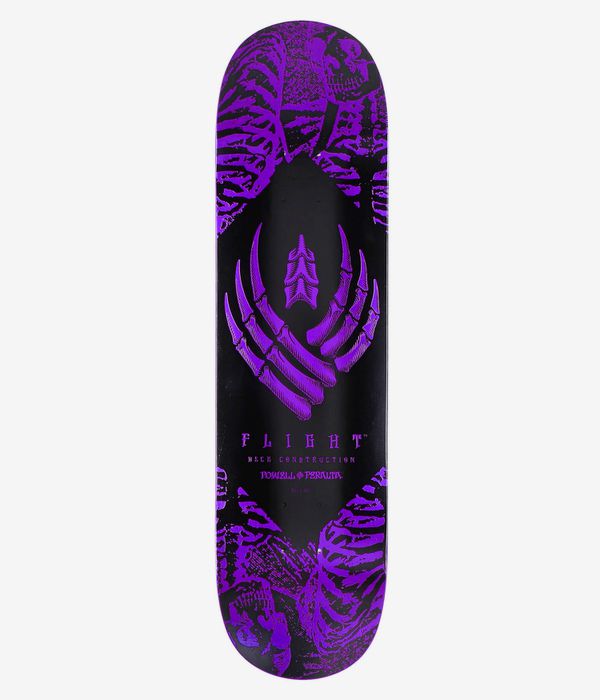 Powell-Peralta Skeleton Flight Shape 309 9" Skateboard Deck (purple)