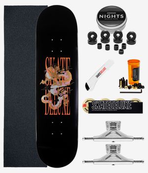 skatedeluxe Dragon Short Premium Komplett 8" Skateboard-Kit (black)