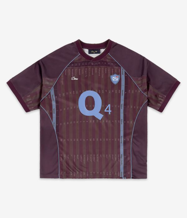 Dime Q4 Jersey T-Shirt (burgundy)