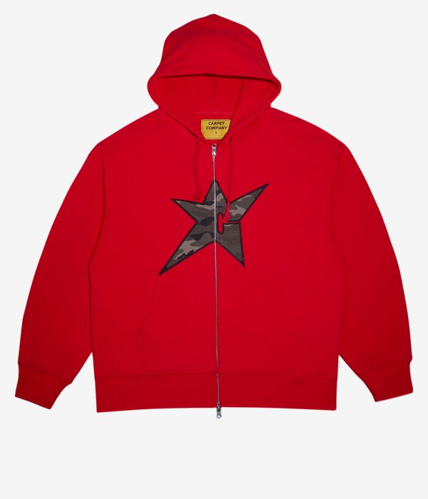 Carpet Company C-Star Thermal Sudadera con cremallera (red)