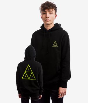 HUF Triple Triangle Hoodie (black gold)