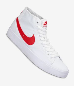 Nike SB BLZR Court Mid Schoen (white university red)