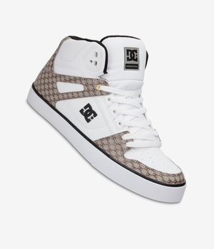 DC Pure High Top WC SE SN Shoes (black white brown)