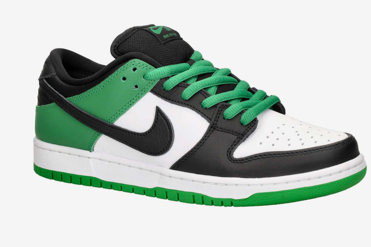 Nike SB Dunk Low Pro Boston Zapatilla (classic green black white)