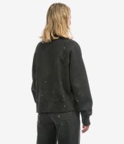 Carhartt WIP Painter Sweatshirt women (black destroy wash splatter)