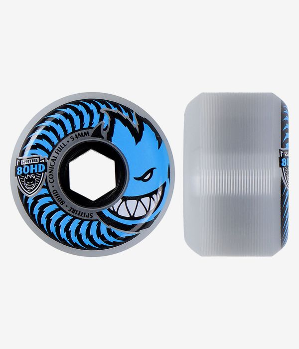 Spitfire Conical Full Roues (clear blue) 54mm 80A 4 Pack