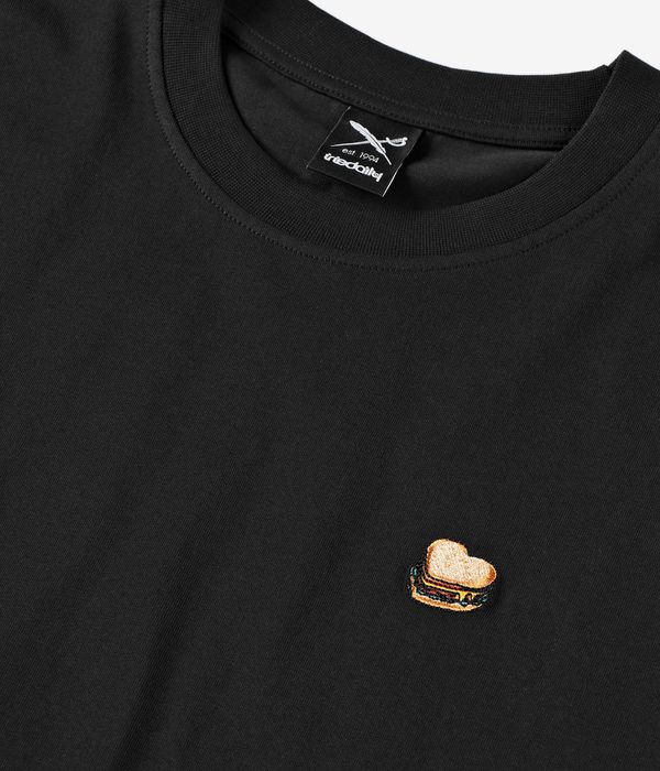 Iriedaily Burger Heart T-Shirty (black)