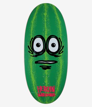 Heroin Skateboards The Watermelon 13.5" Skateboard Deck (green)