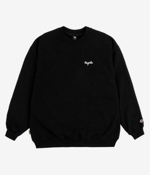 Magenta Script Sweatshirt (black)