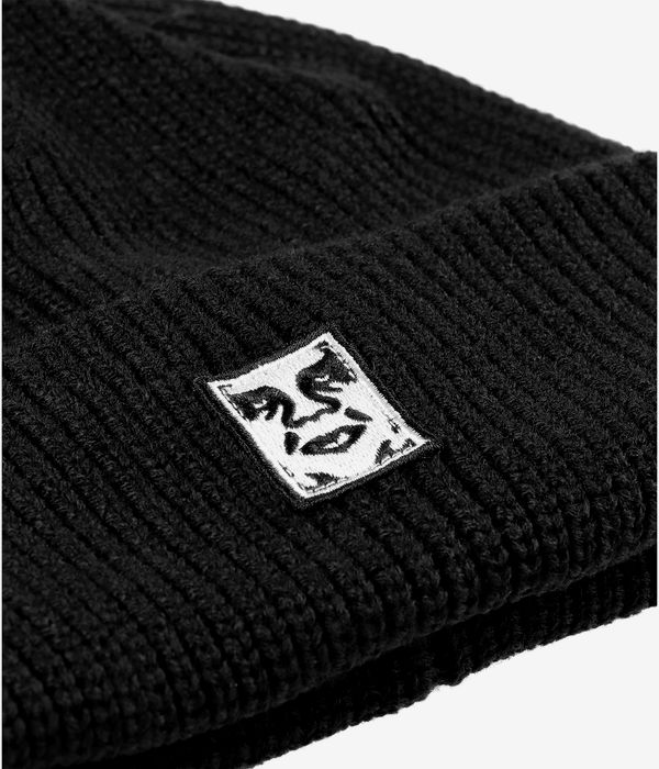 Obey Mid Icon Patch Cuff Mütze (black)