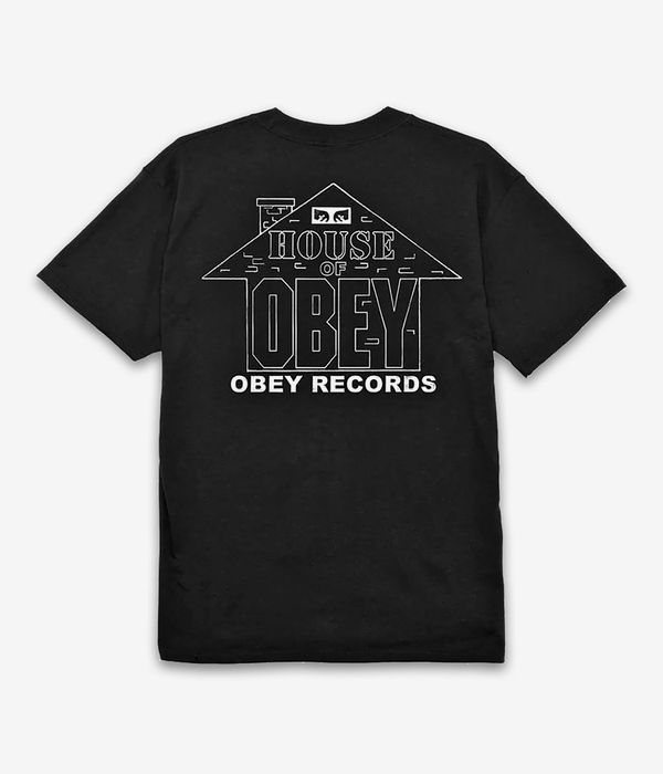 Obey House Of Records T-Shirt (black)