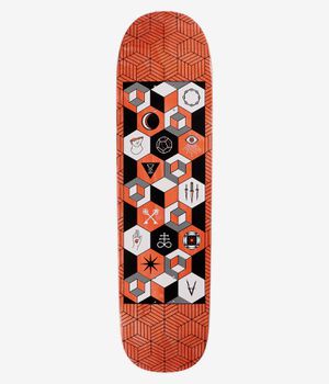 Antiz Mystic II 8.375" Planche de skateboard (orange)