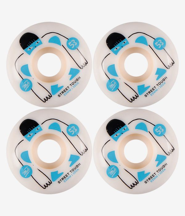 MOB Estes Roues (white) 53mm 100A 4 Pack