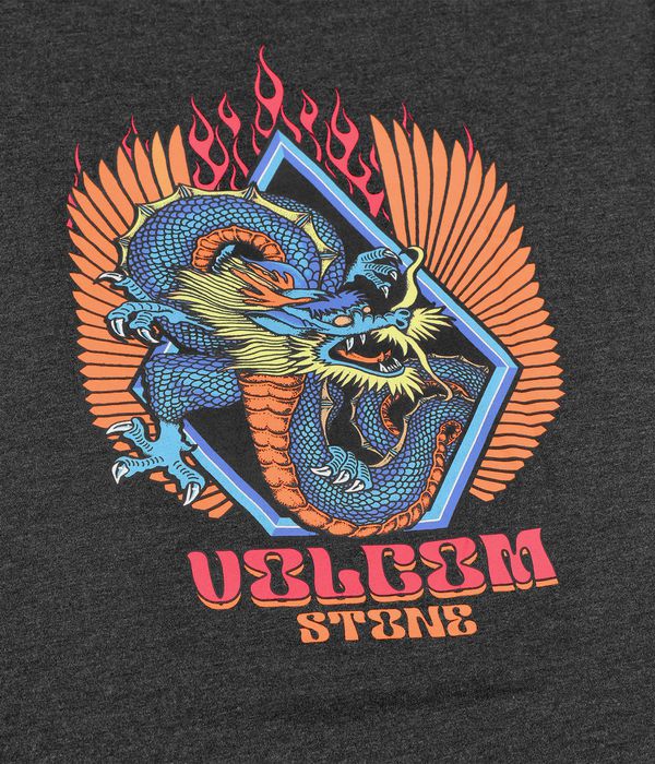Volcom Draggin Stone Heather T-Shirt (heather black)