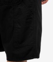 Carhartt WIP Single Knee Newcomb Shorts (black garment dyed)