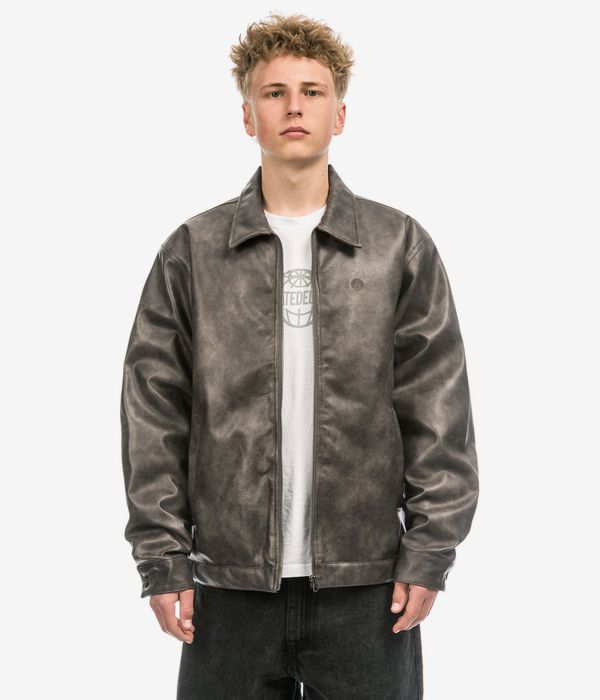 Element Parker Vegan Leather Giacca (marble off black)