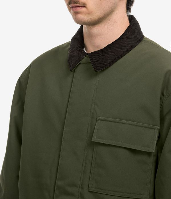 Carhartt WIP Clarton Coat Jacke (office green black)