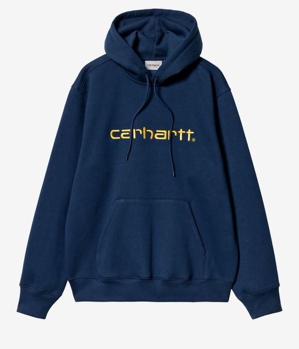 Carhartt WIP Basic sweat à capuche (ink air yellow)