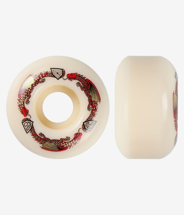 Powell-Peralta Dragons V1 Symmetrical Narrow Ride Roues (offwhite) 50 mm 93A 4 Pack