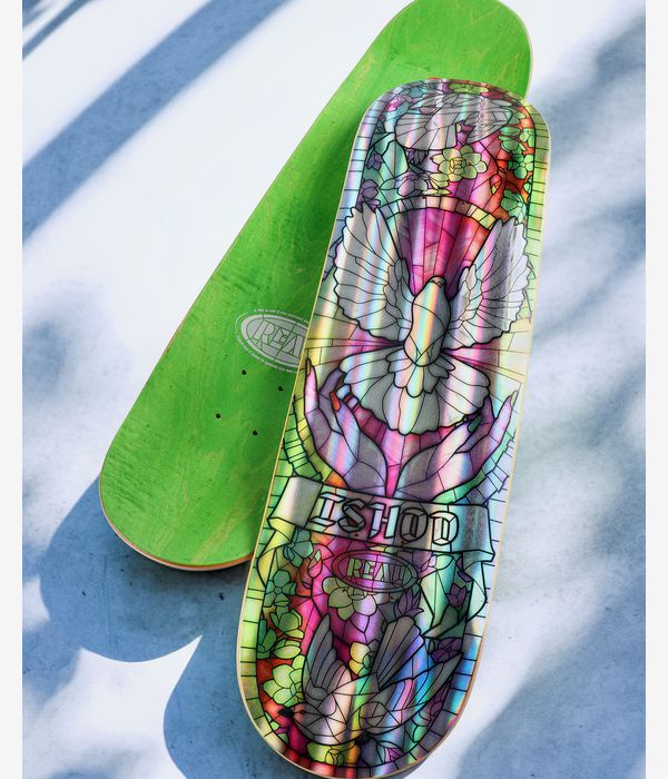 Real Kyle Cathedral 8.38" Skateboard Deck (holographic rainbow)