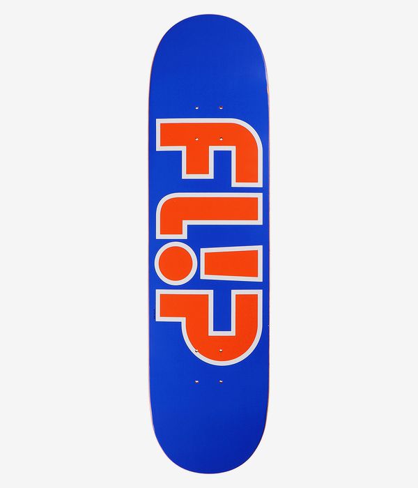 Flip Team Outlined 8.25" Skateboard Deck (blue)