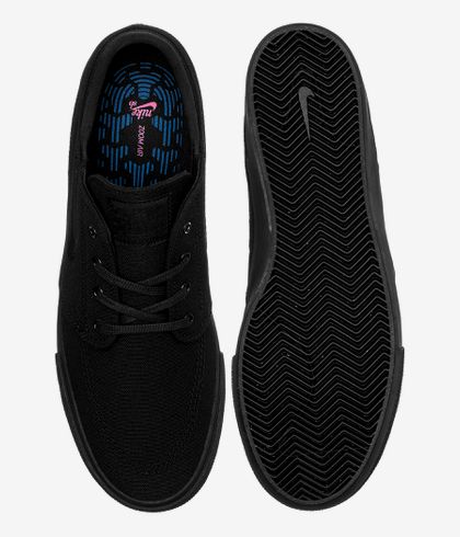 Nike Sb Zoom Janoski Canvas Rm Shoes Black Black Black Buy At Skatedeluxe