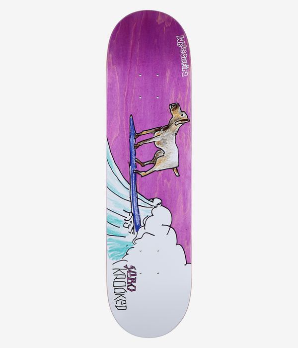 Krooked Sebo Surfin 8.12" Skateboard Deck (multi)