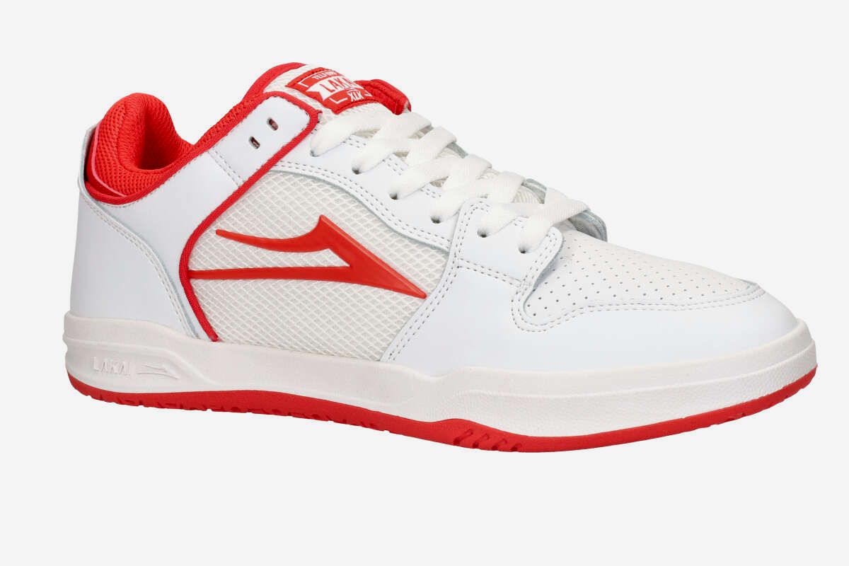Lakai Telford Low Shoes (white red)
