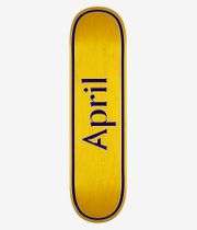 April OG Logo 8.25" Skateboard Deck (yellow purple)