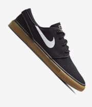 Nike SB Zoom Janoski OG+ Canvas Scarpa (black white black white)
