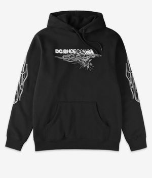 DC Side Flame Hoodie (black)