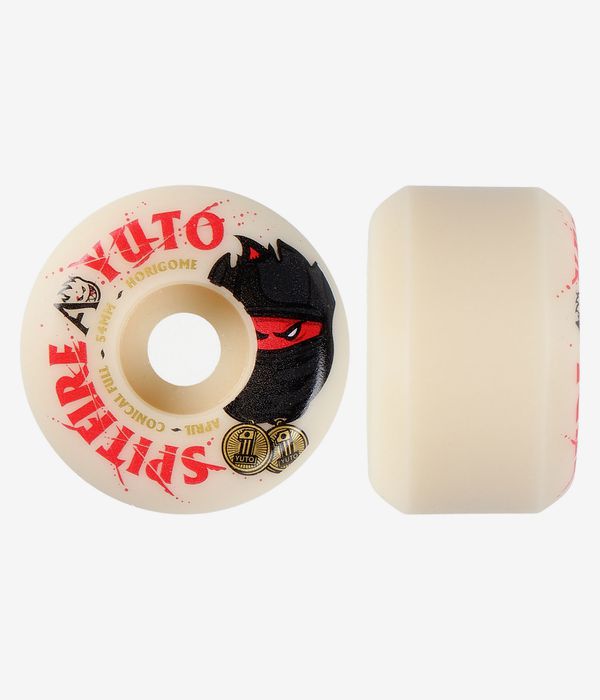 Spitfire x April Formula Four Yuto Conical Full Rollen (natural) 54 mm 99A 4er Pack