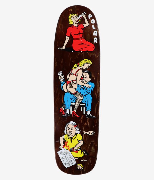 Polar Team Family Affair P9 8.625" Skateboard Deck (multi)