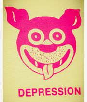 Fucking Awesome Depression T-Shirt (yellow)