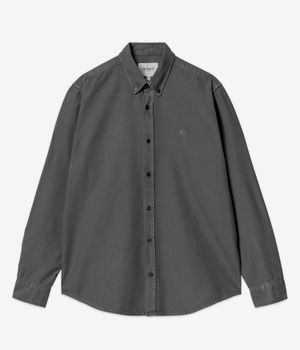 Carhartt WIP Bolton Oxford Hemd (graphite garment dyed)