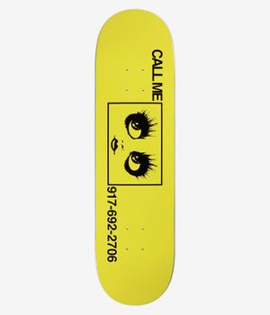 Call Me 917 Eyes 8.38" Skateboard Deck (yellow)