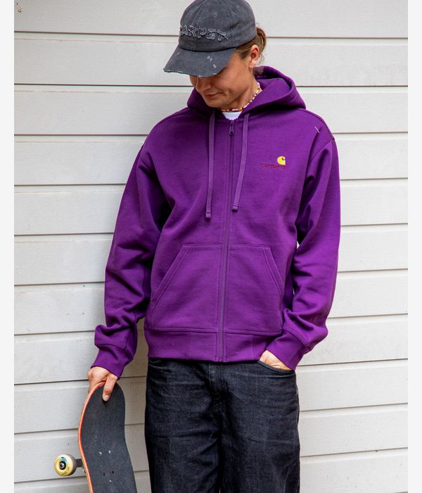 Carhartt WIP America Script Zip-Hoodie (huckleberry)