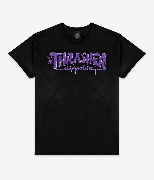 Thrasher Wet Paint T-Shirt (black)